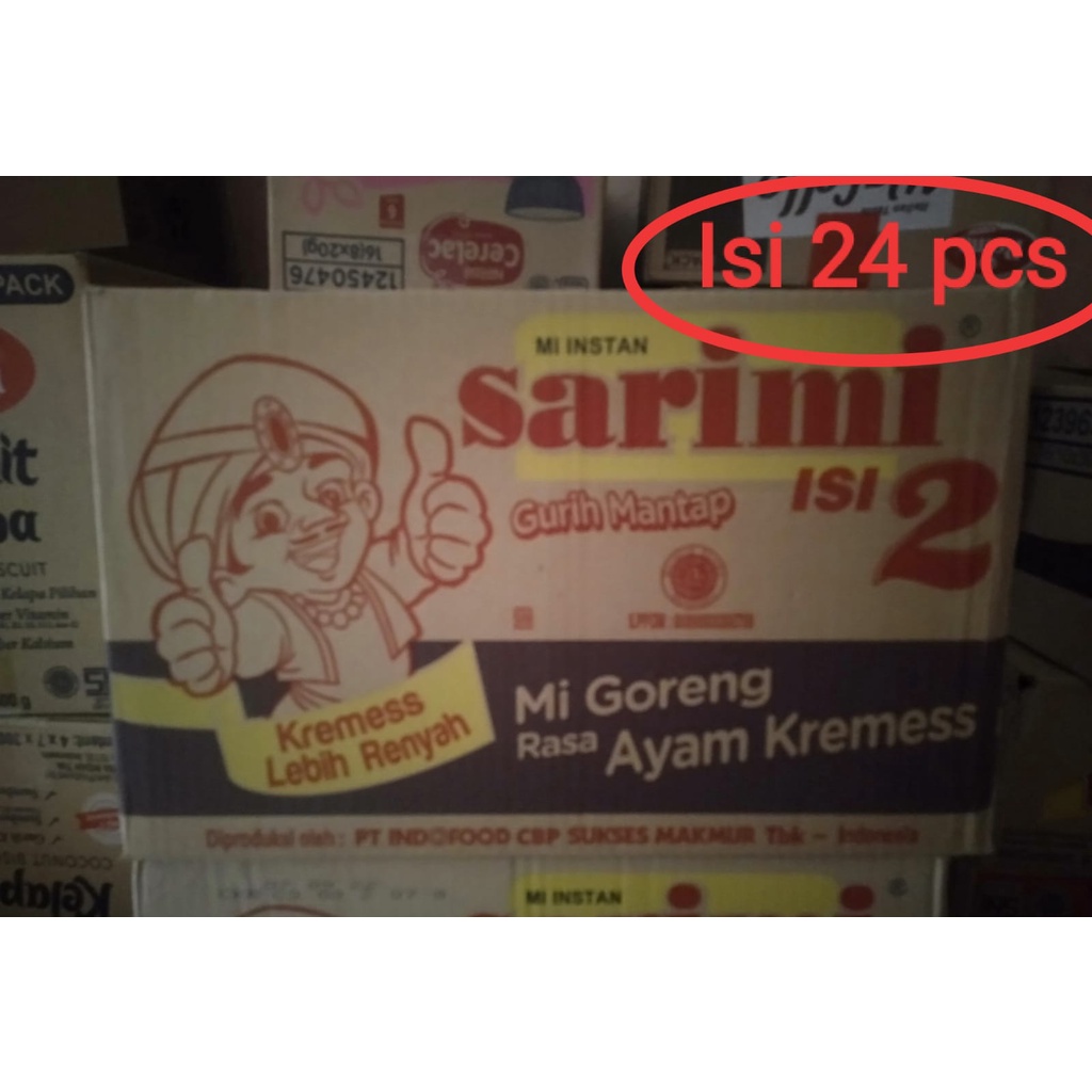 

Sarimi isi 2 goreng rasa ayam kremes 115gr dus
