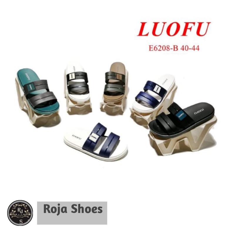 SANDAL KOKOP BAN DUA SANDAL JELLY KARET LUOFU  E6208-B