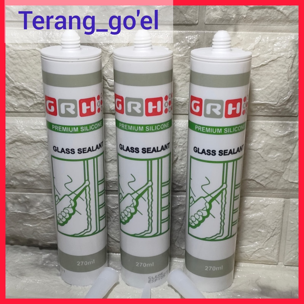 Lem Kaca / Sealant GRH Premium Silicone 275 ml