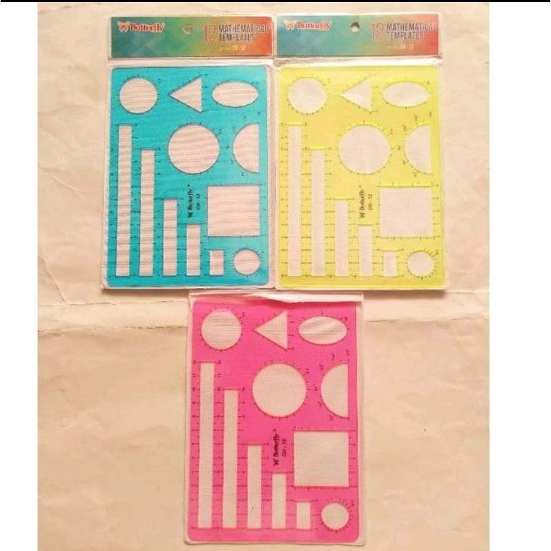 

penggaris butterfly mathematical templates penggaris matematika