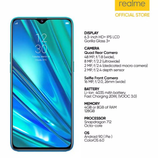 REALME 5 PRO RAM 4/128 GB