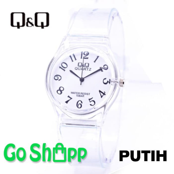 Jam Tangan QQ Jelly Transparan - Jam Tangan QQ Rubber - Jam Tangan