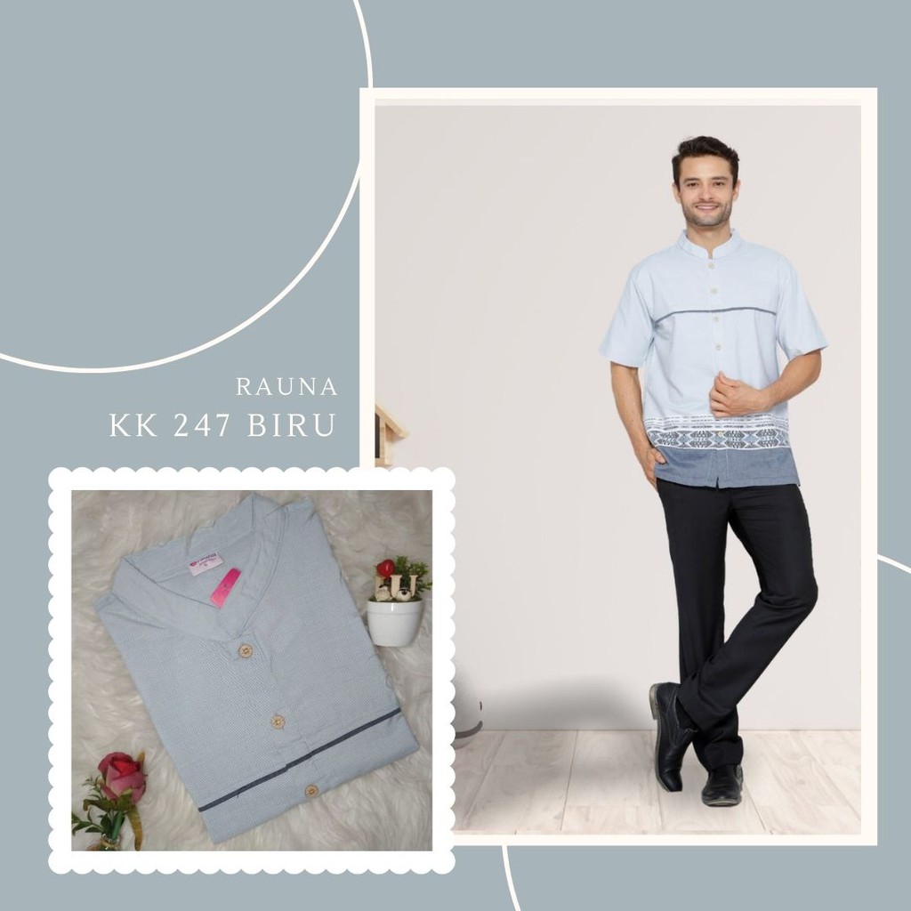 KOKO DEWASA KATUN TANGAN PENDEK SARIMBIT RAUNA TERBARU KK 247