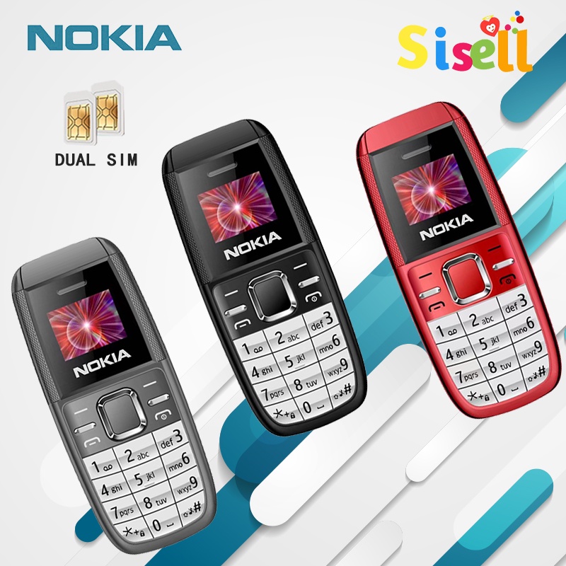 NOKIA BM200 HP NOKIA 105 2017 Mini DUAL SIM Bisa Bahasa Indonesia