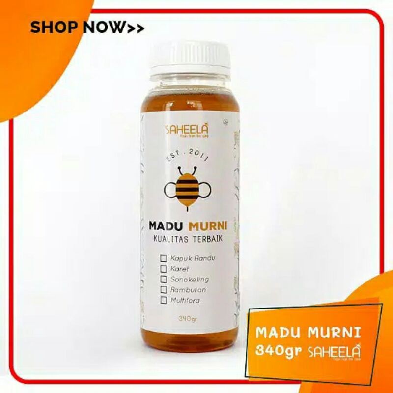 

Madu Murni Saheela 340gram - Madu murni 100%