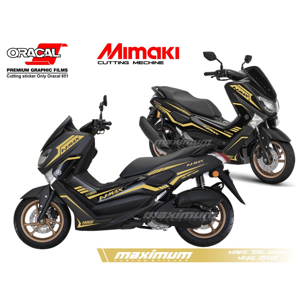 STICKER CUTTING NMAX 2019 WARNA GOLD