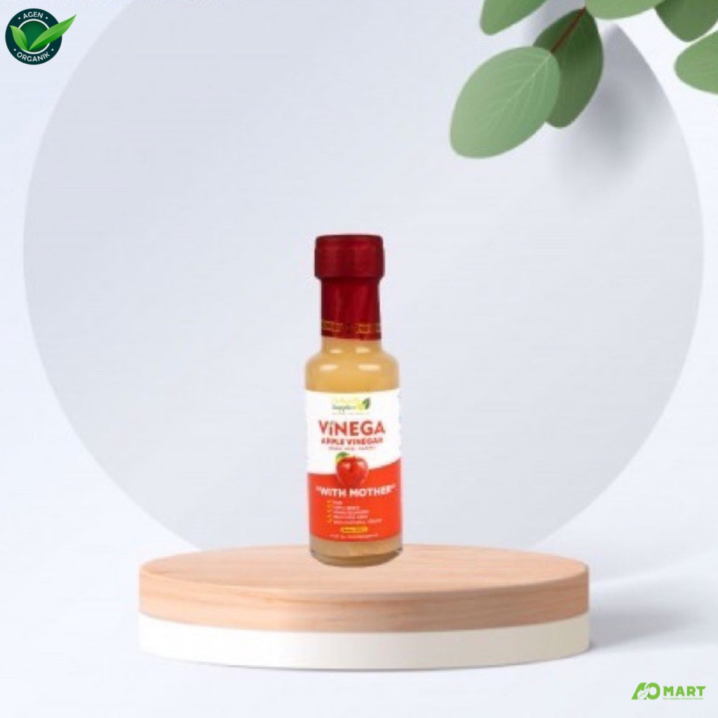 

Finega Cuka Apel Dehealt Supplies/ Apple Vinegar 100ml