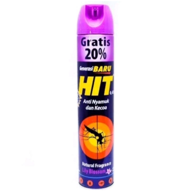 HIT AEROSOL 600+75ML SPRAY PEMBASMI NYAMUK