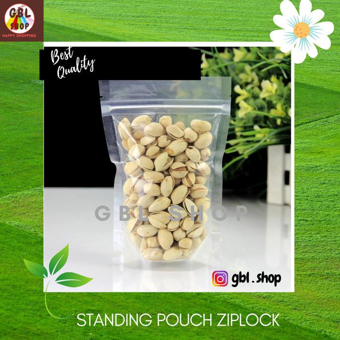 Standing Pouch 14x20 Plastik Klip Bening