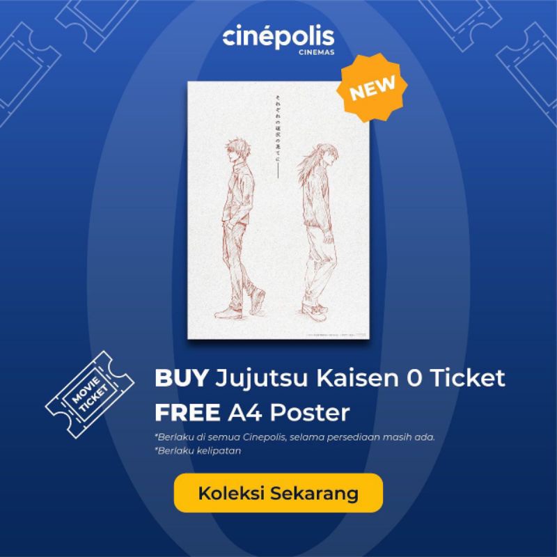 Pelunasan poster cinepolis jujutsu kaisen