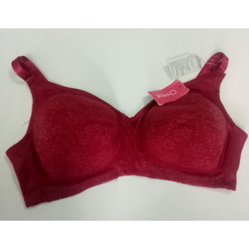 BRA CHRISTINE FULL CUP/BRA TANPA KAWAT/BRA TANPA BUSA/BRA BASIC