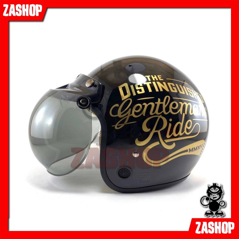 HELM BOGO MOTIF HELM MOTOR SNI MOTIF HELM RETRO MOTIF HELM BOGO MOTIF DGR HITAM EMAS