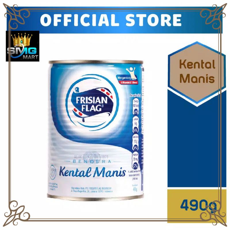 

SUSU FRISIAN FLAG KENTAL MANIS 490 GRAM