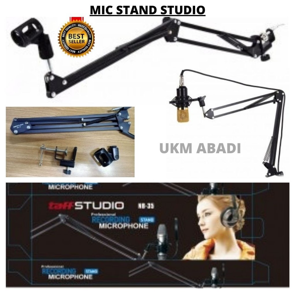 Breket Arm Stand Holder Microphone Studio Boom Scissor NB35 111159