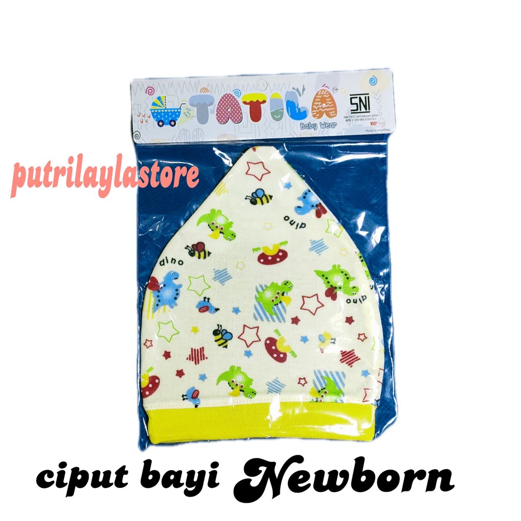 topi bayi 0 sd 12 bulan / ciput bayi