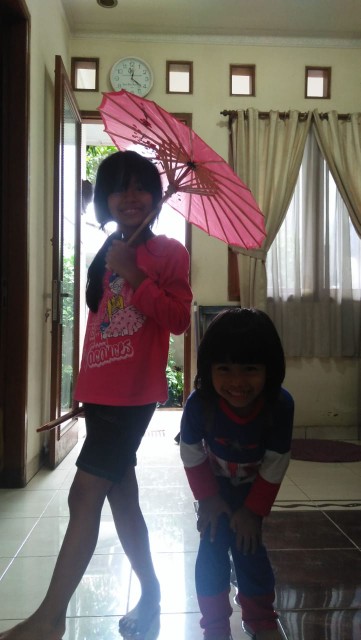 Payung Dekorasi / Payung Hias / Payung Tari Kecil Bahan Kain Diameter 58cm