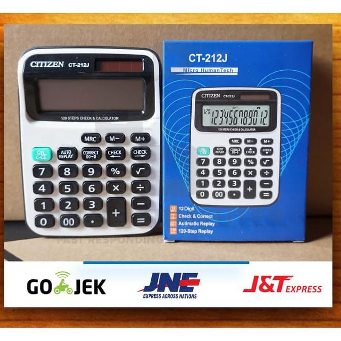 

Open Ds] Kalkulator Citizen Ct212J / Calculator Alat Penghitung Angka