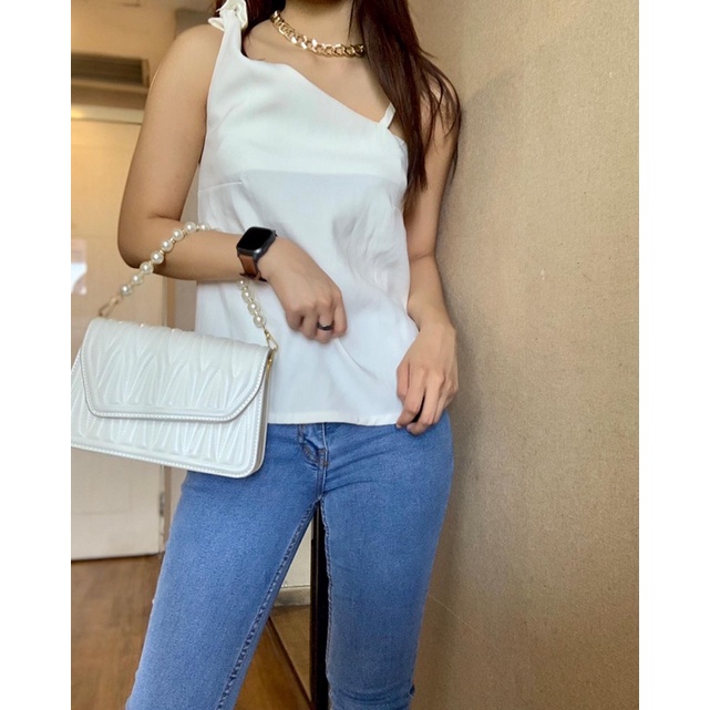 White Crop Top avenue basic