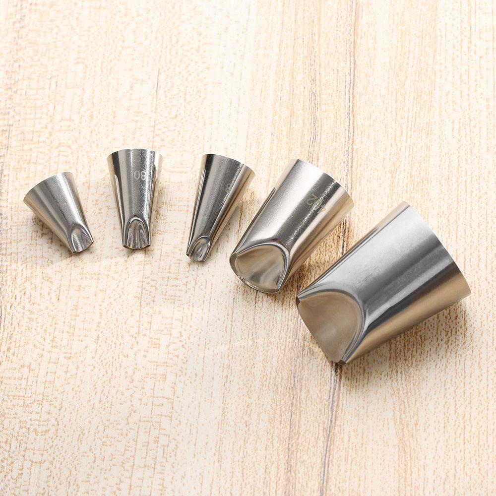 Top 1pc/5pcs Spuit Rusia Nozzle Pastry Cream Baking Icing Piping Tips