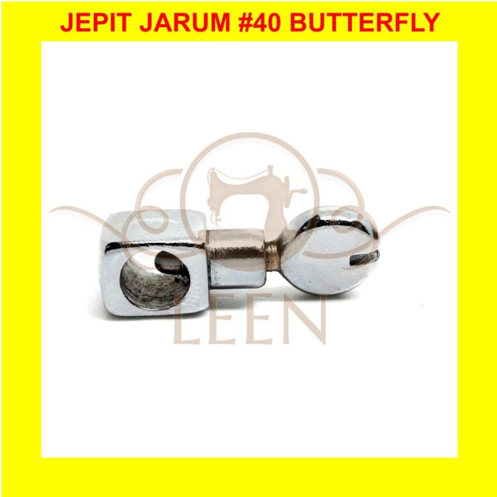 Jepit Jarum Butterfly Mesin Jahit Hitam Klasik Needle Clamp LEEN