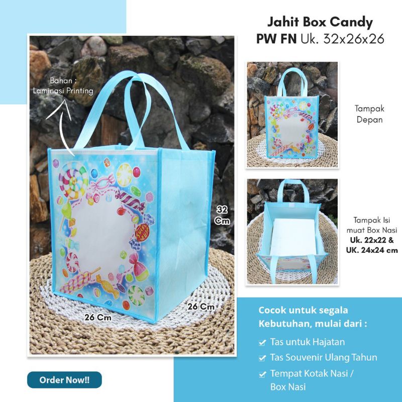 

TAS HAJATAN PRINTING 32X26X26 | TAS HAMPERS | TAS AQIQAH | TAS TASYAKURAN