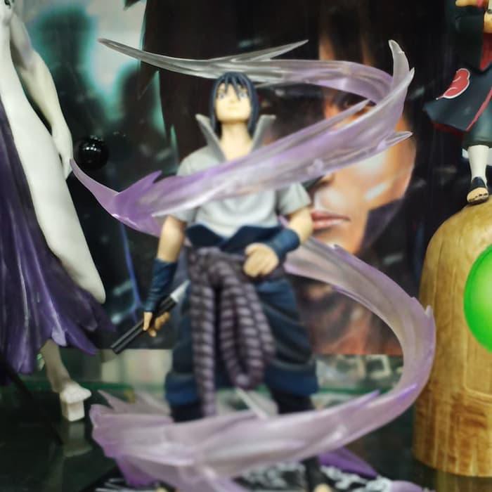 Premium Bandai Sasuke With Susanoo Purple Aura Pvc Statue