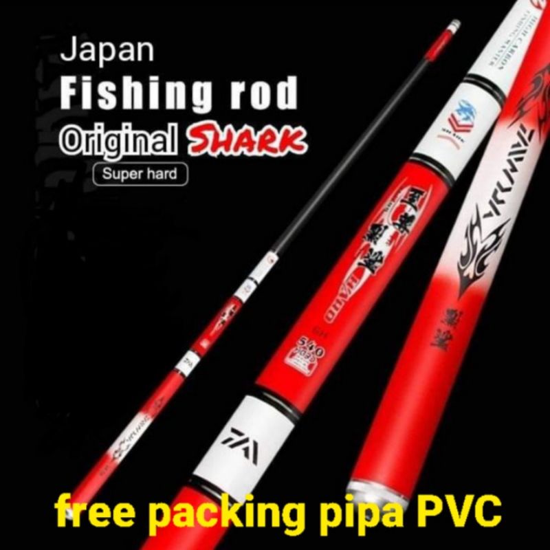 Tegek RED SHARK ringan kaku hard 6h