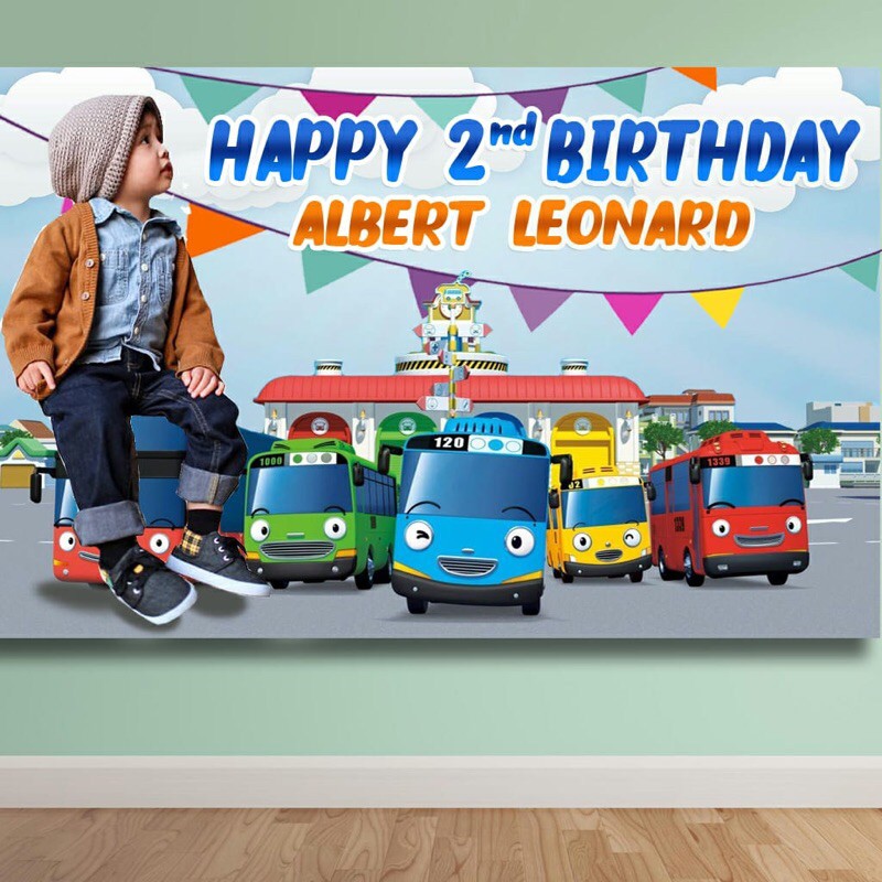 Background ulang tahun BUS TAYO