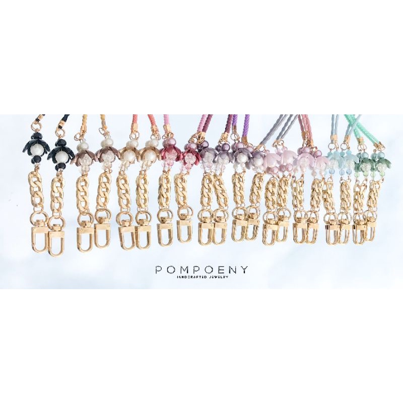 Strap Mask - Konektor Masker - Tali Masker - Rangkai Strap Masker -  Konektor Masker Hijab - 2IN1 Strap Mask - Connector Masker - Pengait Masker Hijab - Tali Masker Premium - POMPOENY