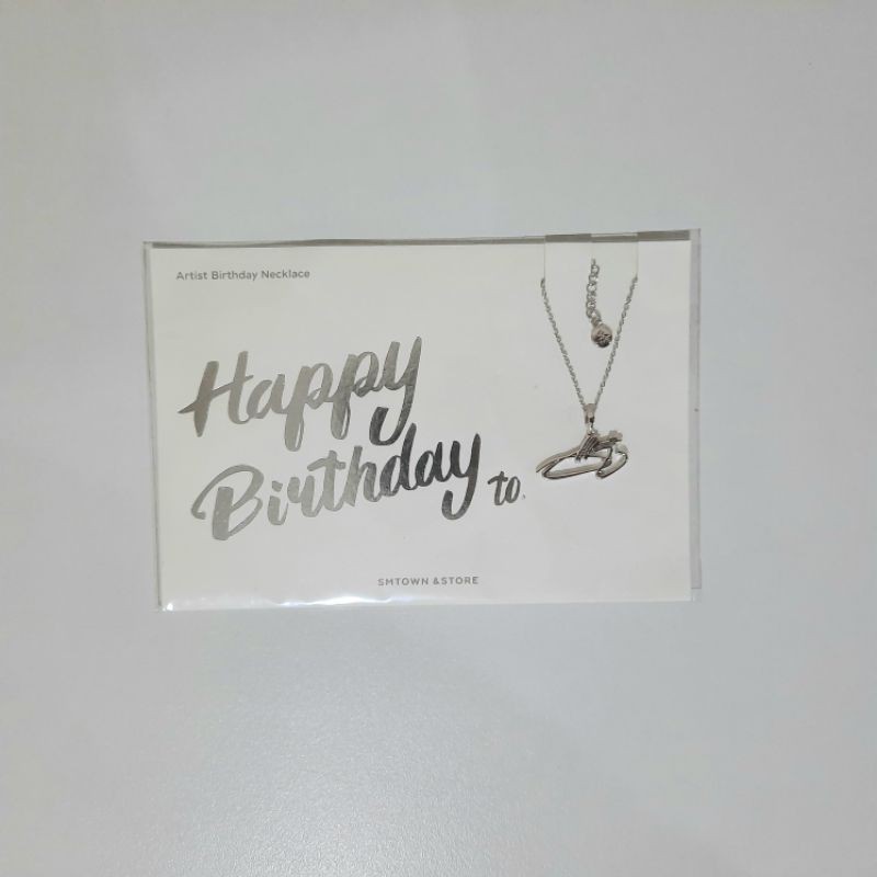 NCT 127 Jaehyun Birthday Necklace