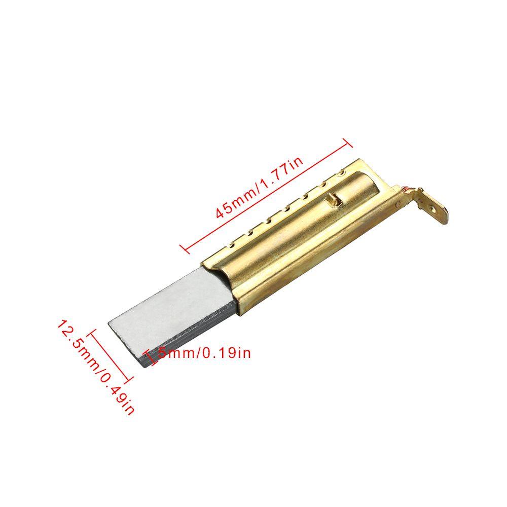 Populer1 /2/4pcs Carbon Brush Pengganti Untuk XQG60-1036E/XQG60-1026ES Industrial Vacuum Cleaner Rotary Alat Perkakas Tangan Carbon Brush Set
