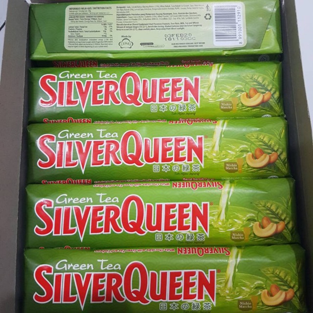 Silverqueen Silver Queen Ukuran Besar Green Tea Matcha Halal Shopee Indonesia