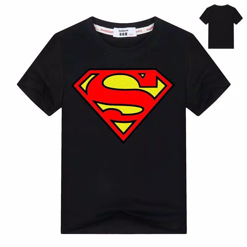 Kaos ANAK logo Superman KE24