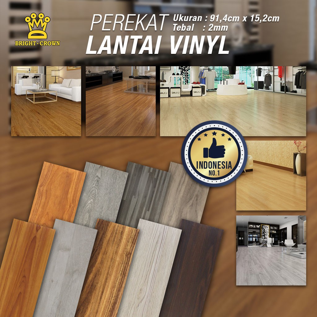 (KK)STIKER LANTAI VINYL / WALLPAPER DINDING VINYL/ PARKET LANTAI VINYL