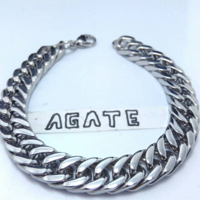 GELANG PRIA KEREN ELEGAN RANTAI TITANIUM