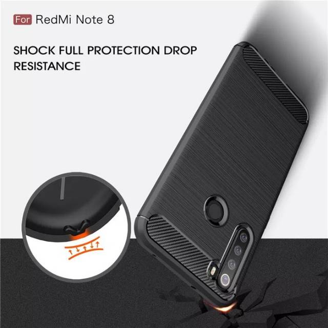 Redmi Note 8 - Like Spigen Rugged Armor Premium Soft Case