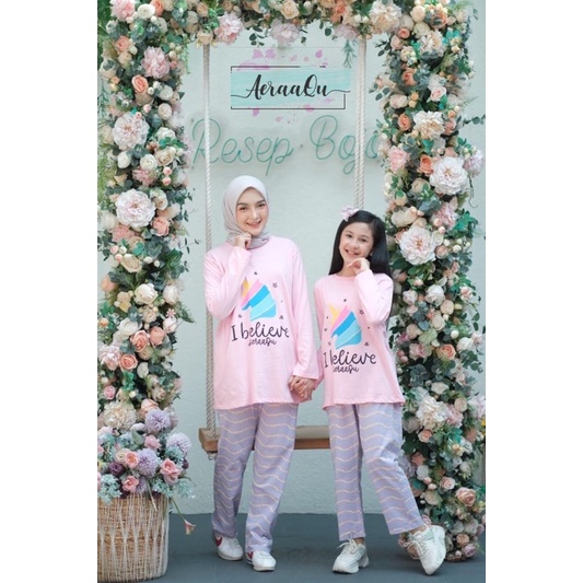 setelan anak pajamas couple aeraaqu