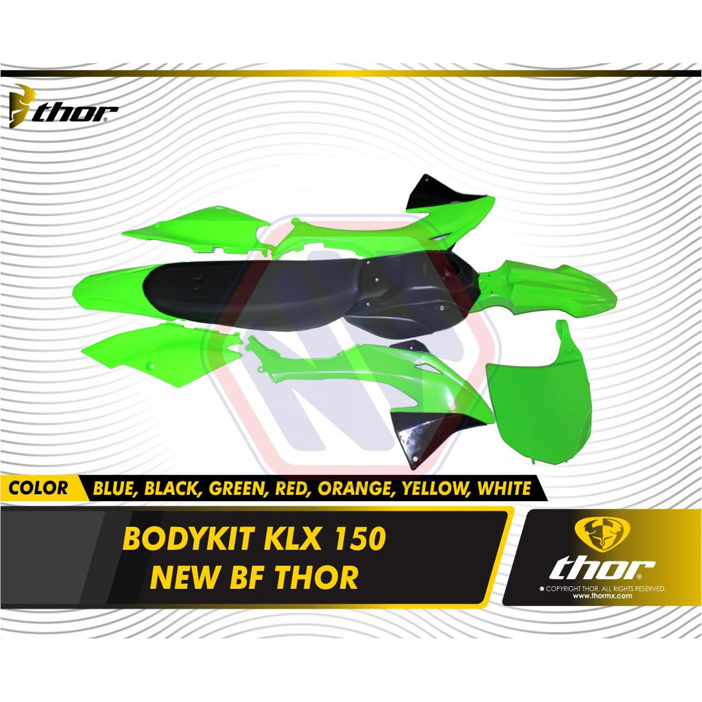 Body Set BODY KIT BODY CROSS Type KLX 150 BF Single Chasis Rangka Tunggal Deltabox