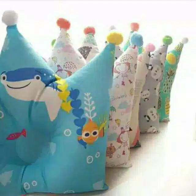 Bantal Peyang Mahkota Motif Lucu Girl / Boy