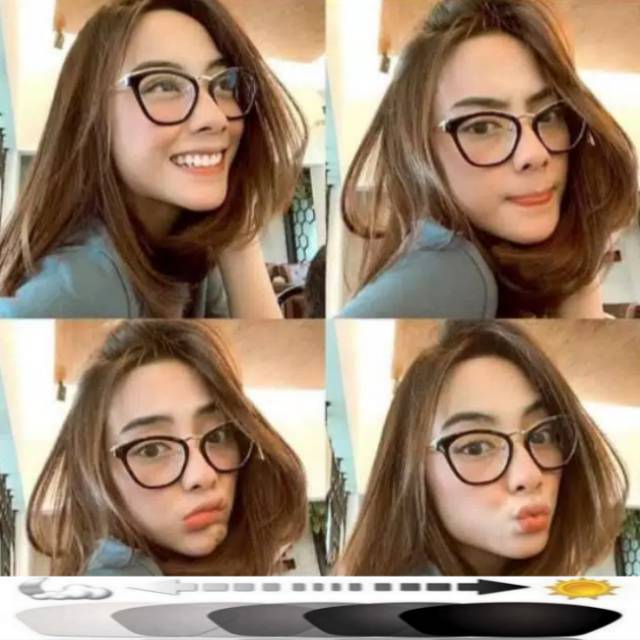 Kacamata Syahrini - Kacamata Anti Radiasi - Kacamata Minus - Kacamata Fashion Pria / Wanita