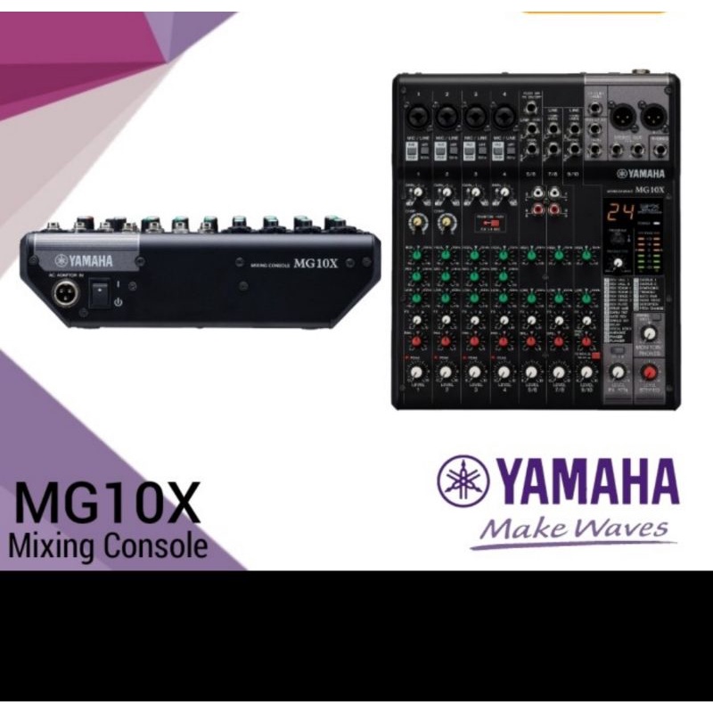 Mixer audio yamaha mg10x mg 10x mg 10 x 10CH original