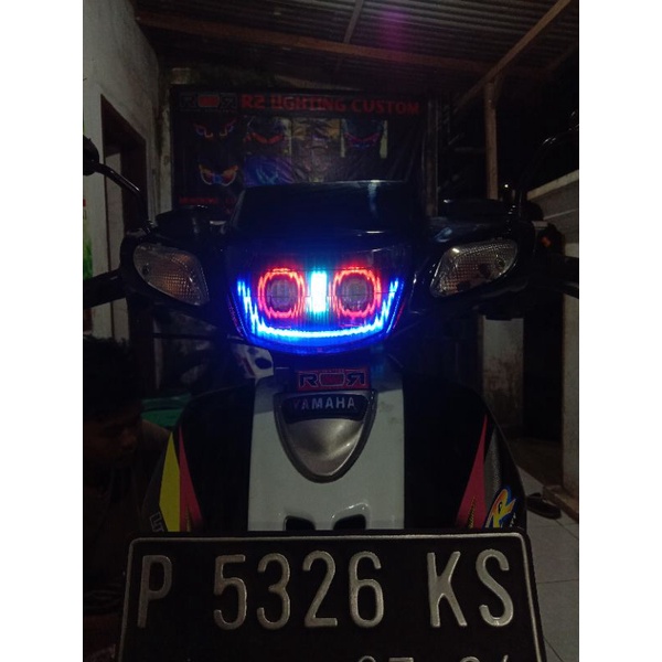 HEADLAMP LAMPU UTAMA FIZ R CUSTOM HI LOW