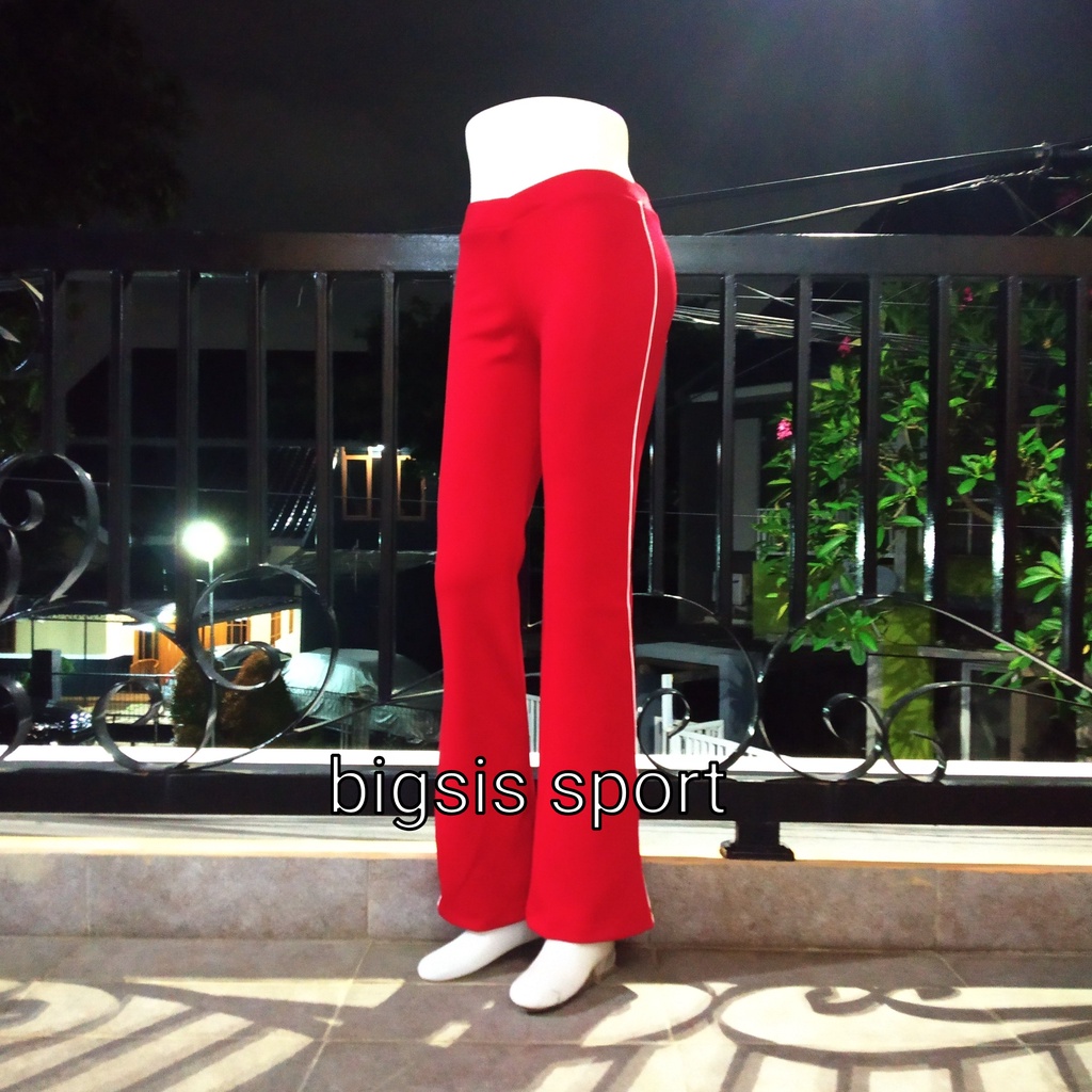 Celana Senam Wanita Model Panjang Lis Pinggir, Ada 12 Warna-3