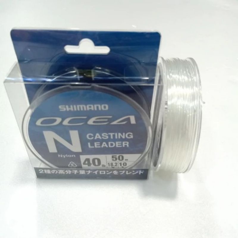 Senar Shimano Ocea Nylon Leader 40lbs 18kg 50m