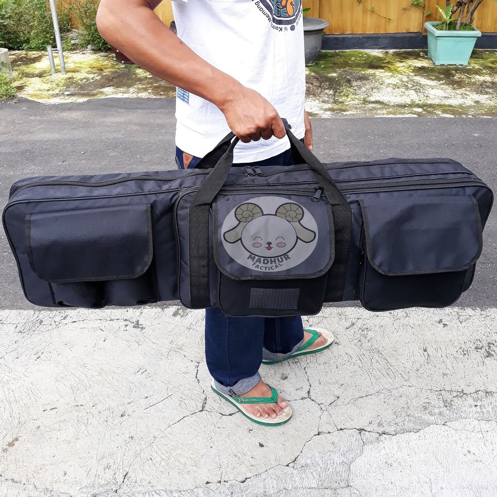 Tas Senapan Gun Bag Panjang 80 cm Isi 2 Unit