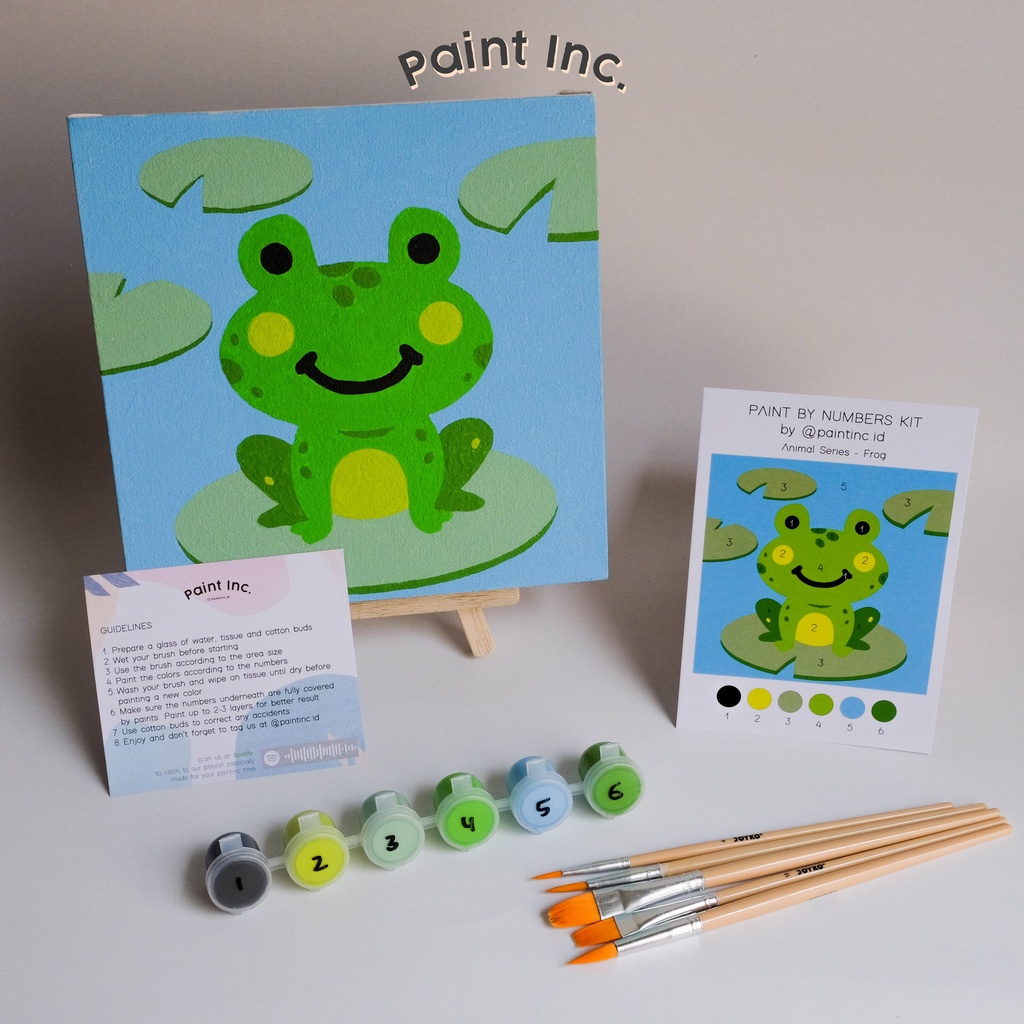 

Paint by Numbers Kit: Animal Series Paint Inc. ID Painting Kit Paint by Number Gifts Hadiah Hampers