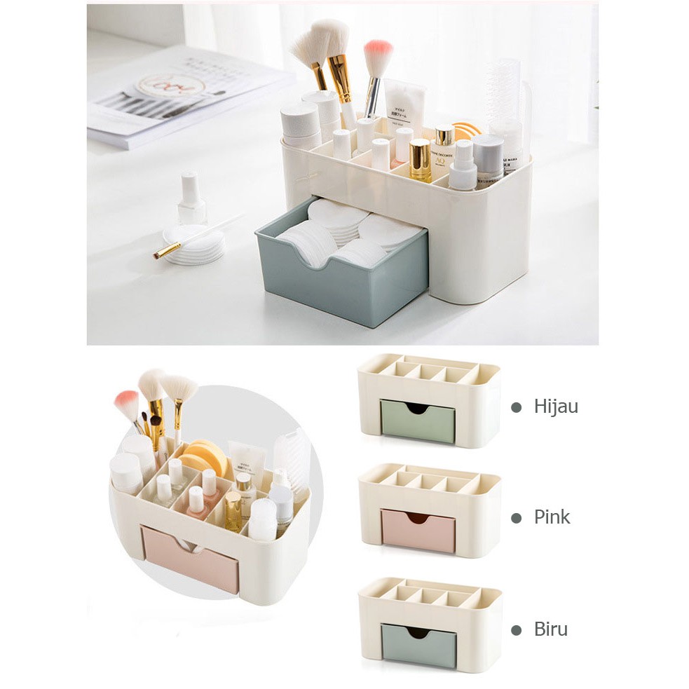 GK-115 Kotak Rak Kosmetik Laci Perhiasan Rias Make Up Organizer