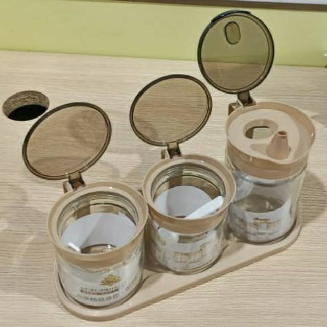 KitChen Jar Set/Toples Garam Dapur Tempat Bumbu Oil Pot Set