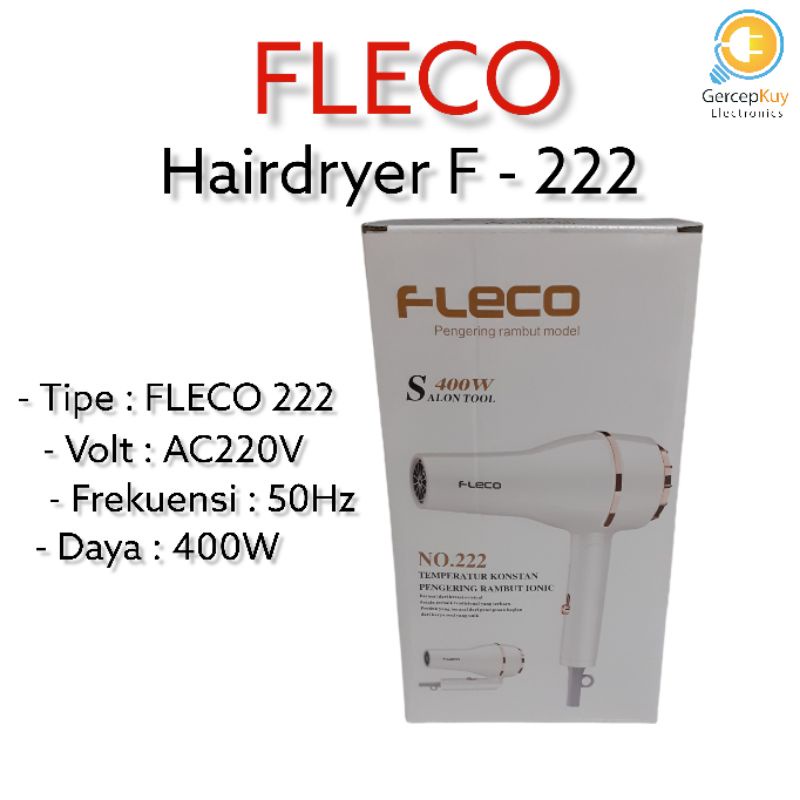 Hairdryer / Pengering Rambut FLECO F - 222