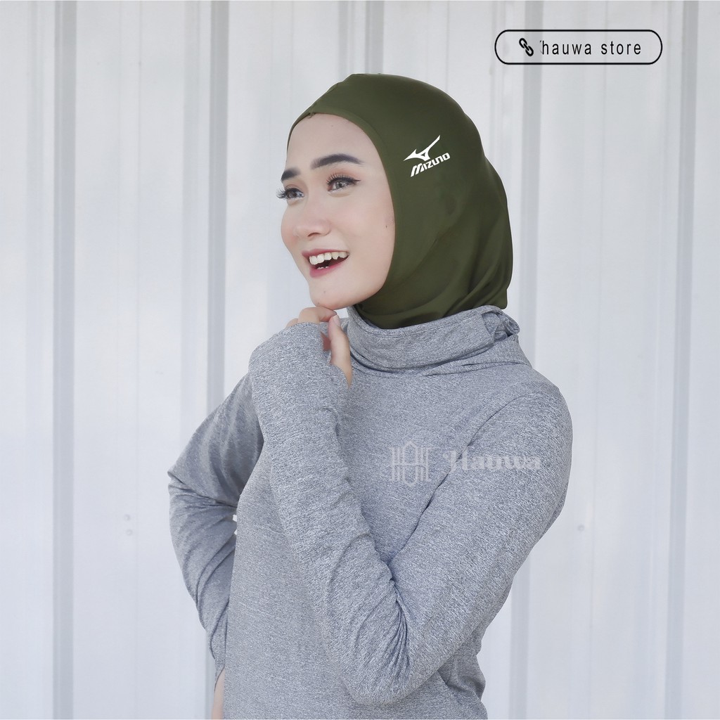 Hijab sport kerudung olahraga jilbab sporty mizuno-1